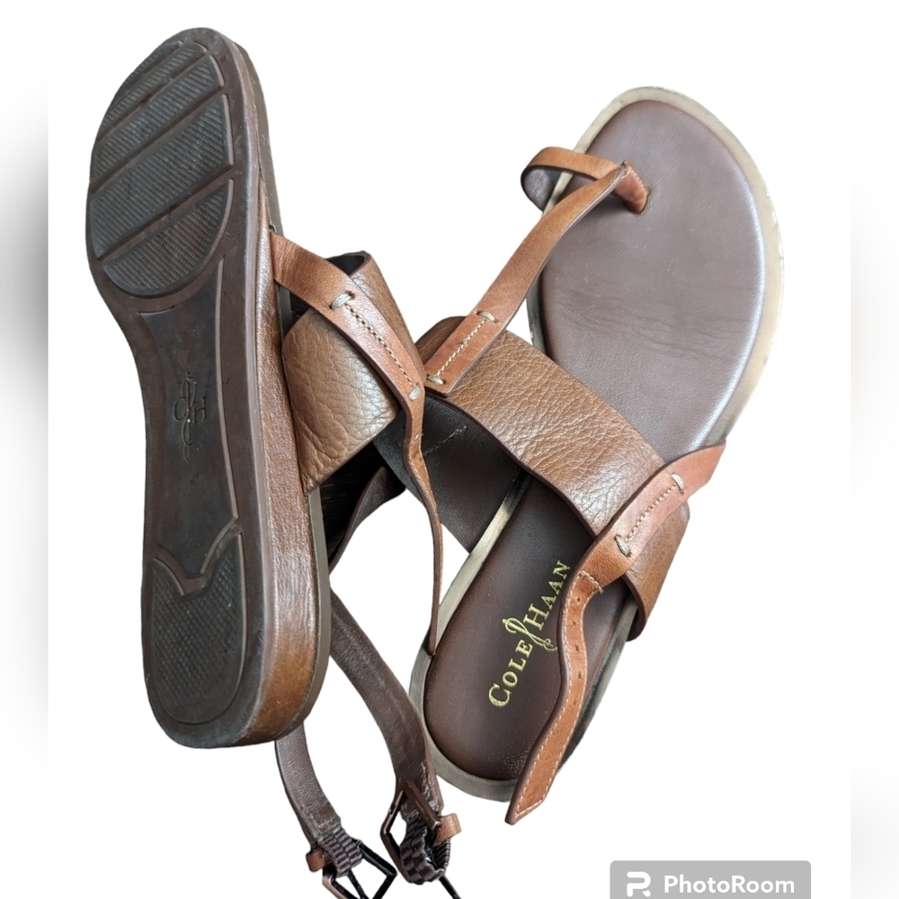 Cole Haan Leather Sandals - Picture 4 of 5